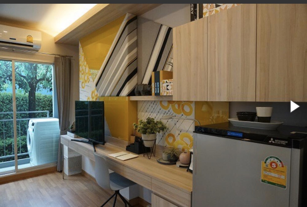 ให้เช่าคอนโด Lumpini Park Vibhavadi - Chatuchak (ลุมพินี พาร์ค วิภาวดี-จตุจักร ) ห้องสตูดิโอ 1 ห้องน้ำ ขนาด 24 ตรม ชั้น 12