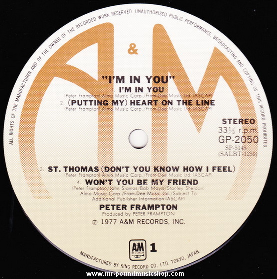 Peter Frampton - I'm In You