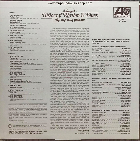 Various Artists - History Of Rhythm & Blues - Volume 4: The Big Beat 1958-60