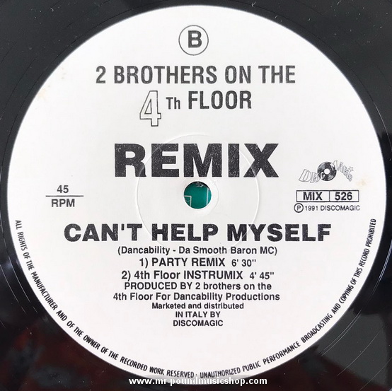 2 Brothers On The 4th Floor - Can't Help Mysalf (Remix)