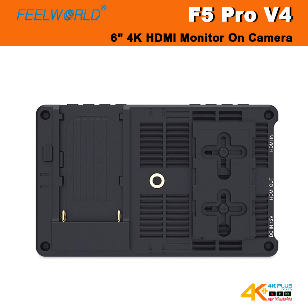 FEELWORLD F5 Pro V4 6" 3D LUT 4K HDMI Monitor