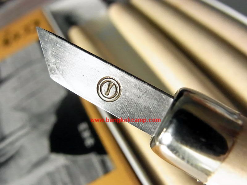 ชุดแกะสลัก5ชิ้น พร้อมหินลับมีด Made in JAPAN ใหม่ แท้