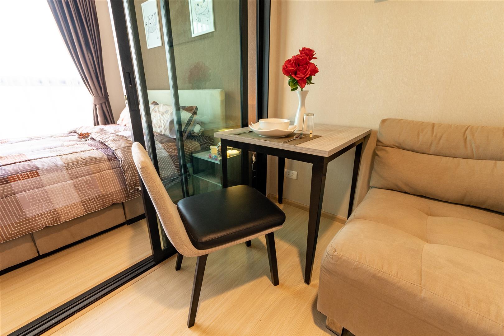 ขายคอนโด Rise Rama 9 (ไรซ์ พระราม 9) 1 ห้องนอน 1 ห้องน้ำ ตึก C ชั้น 4 ขนาด 25.13 ตร.ม.