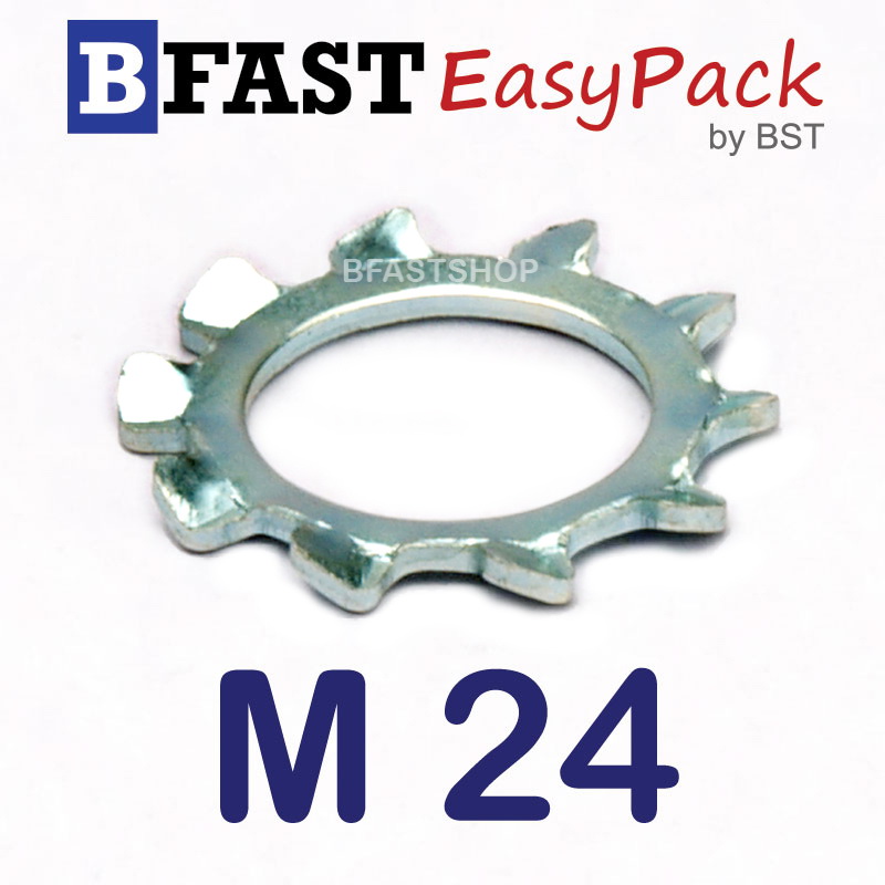แหวนจักรนอก M24 ( 4 ตัว/ถุง)