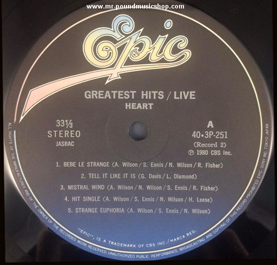 Heart - Greatest Hits / Live 1976-1980