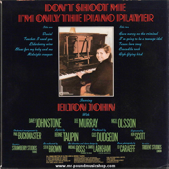 Elton John - Don't Shoot Me I'm Only The Piano Player