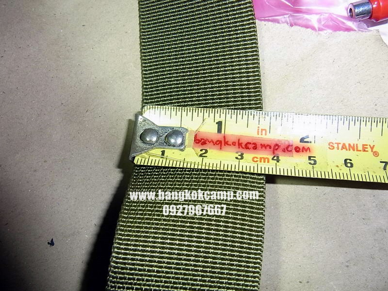 กระเป๋าสะพายข้าง ผ้าคอดูล่า (Cordura) สีเขียวทหาร