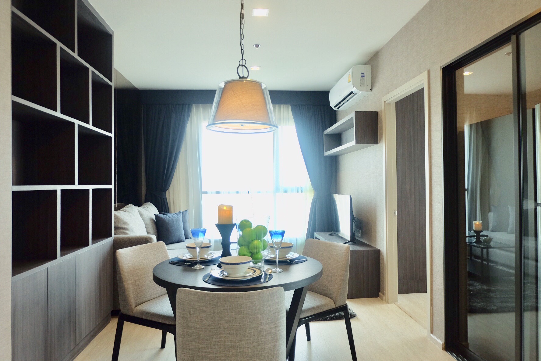 ให้เช่าคอนโด Life Sukhumvit 48 (ไลฟ์ สุขุมวิท 48) 2 ห้องนอน 1ห้องน้ำ ชั้น 12A อาคาร N