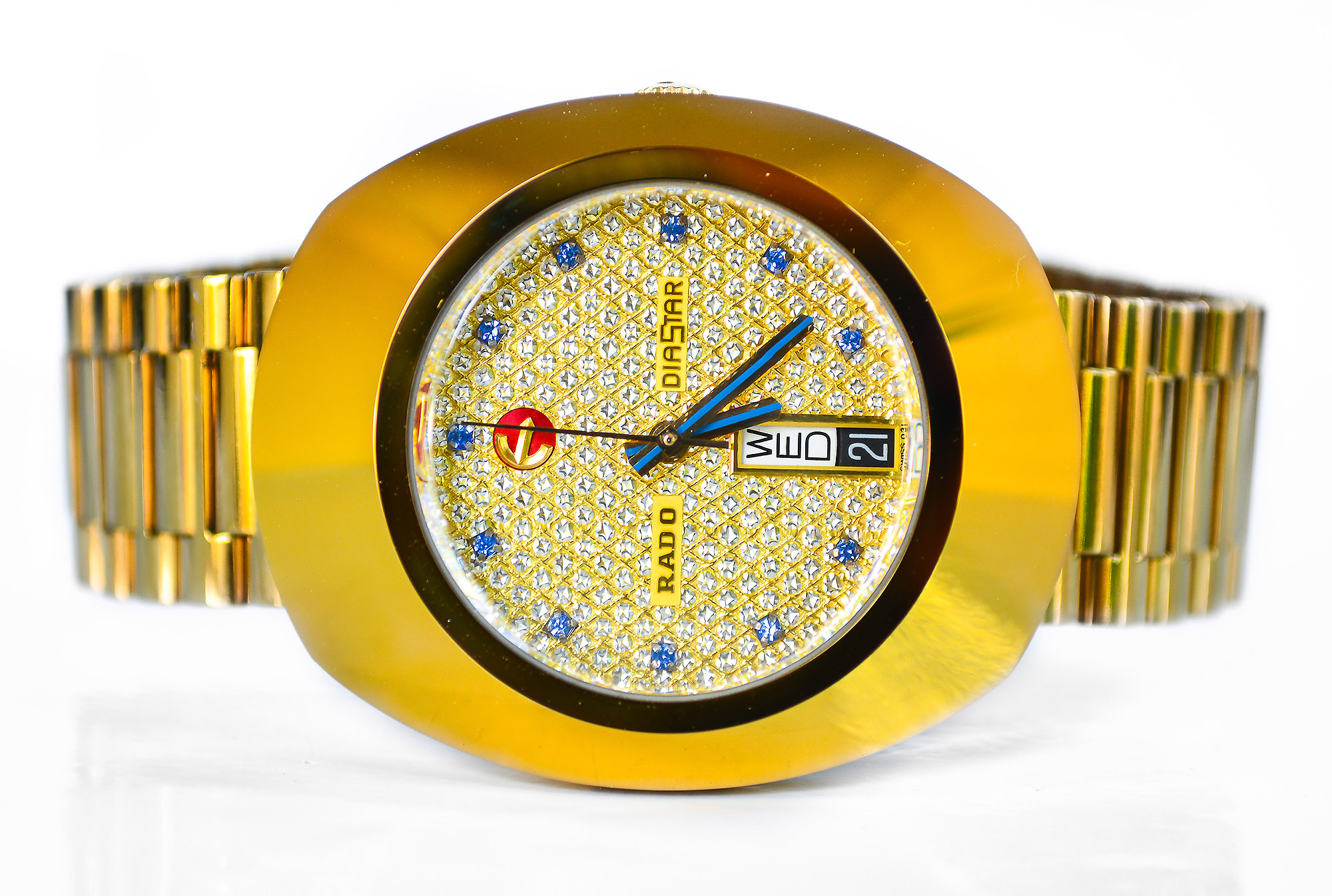 Rado Diastar เรือนทอง พลอยฟ้า รุ่นใหม่ (Sold)