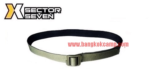 เข็มขัด SECTOR SEVEN สลับข้าง-ใส่ได้2สี ดำ-เขียว