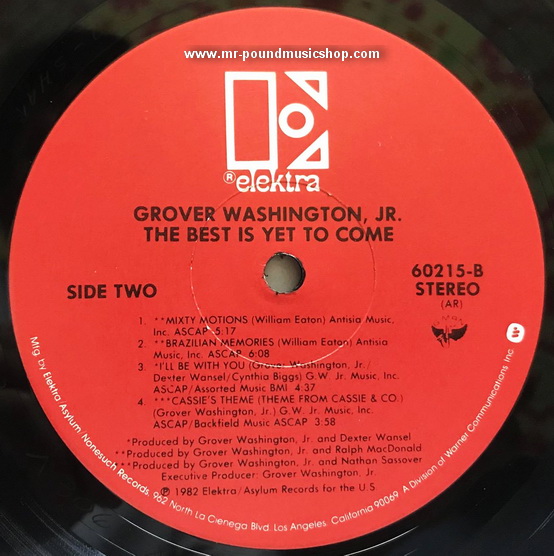 Grover Washington, Jr. - The Best Is Yet To Come