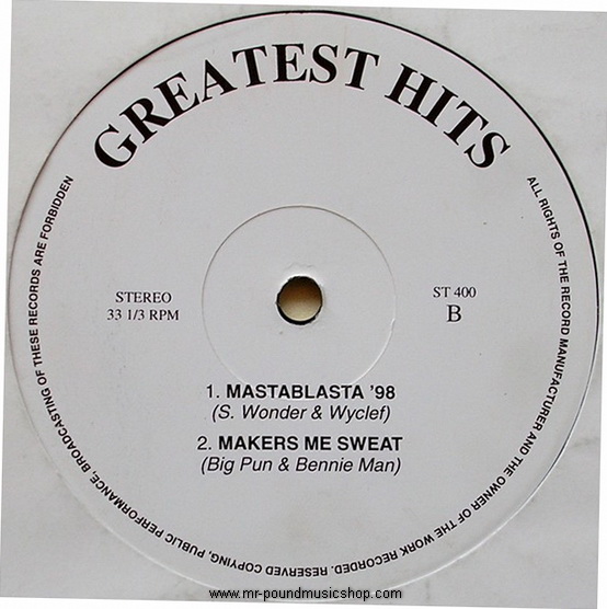 Shaggy, Stevie Wonder, Big Punisher - Luv Me, Luv Me, Mastablasta '98, Makers Me Sweat