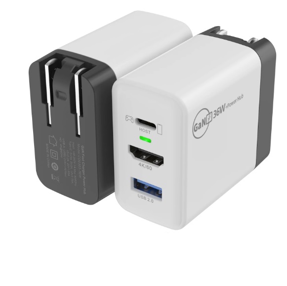 MiraBox รุ่นใหม่ HDMI 4K60Hz AC Adapter & TV Dock Function 3in1 แปลงสวิชเล่นบนทีวีแบบพกพา