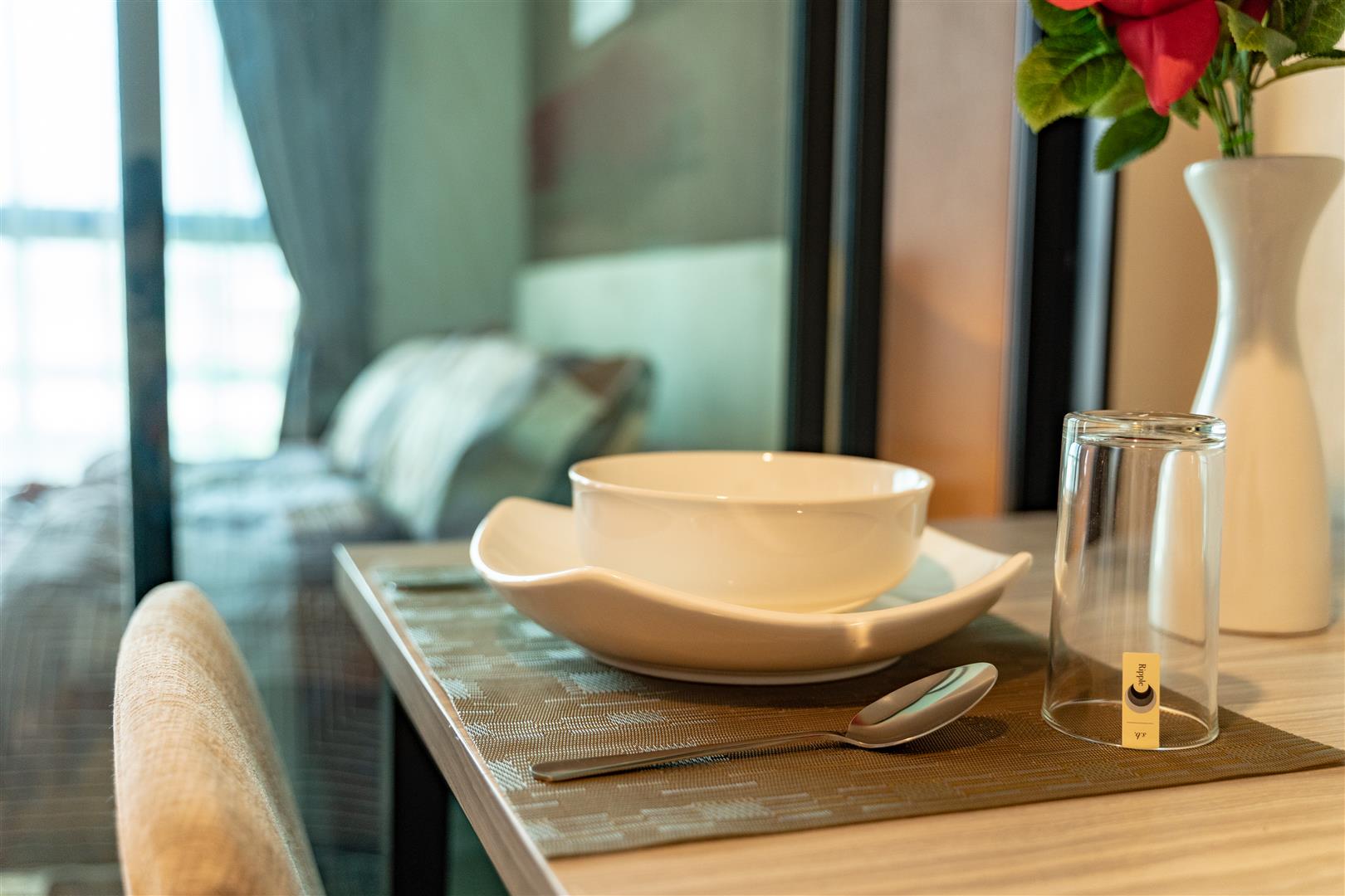 ขายคอนโด Rise Rama 9 (ไรซ์ พระราม 9) 1 ห้องนอน 1 ห้องน้ำ ตึก C ชั้น 4 ขนาด 25.13 ตร.ม.