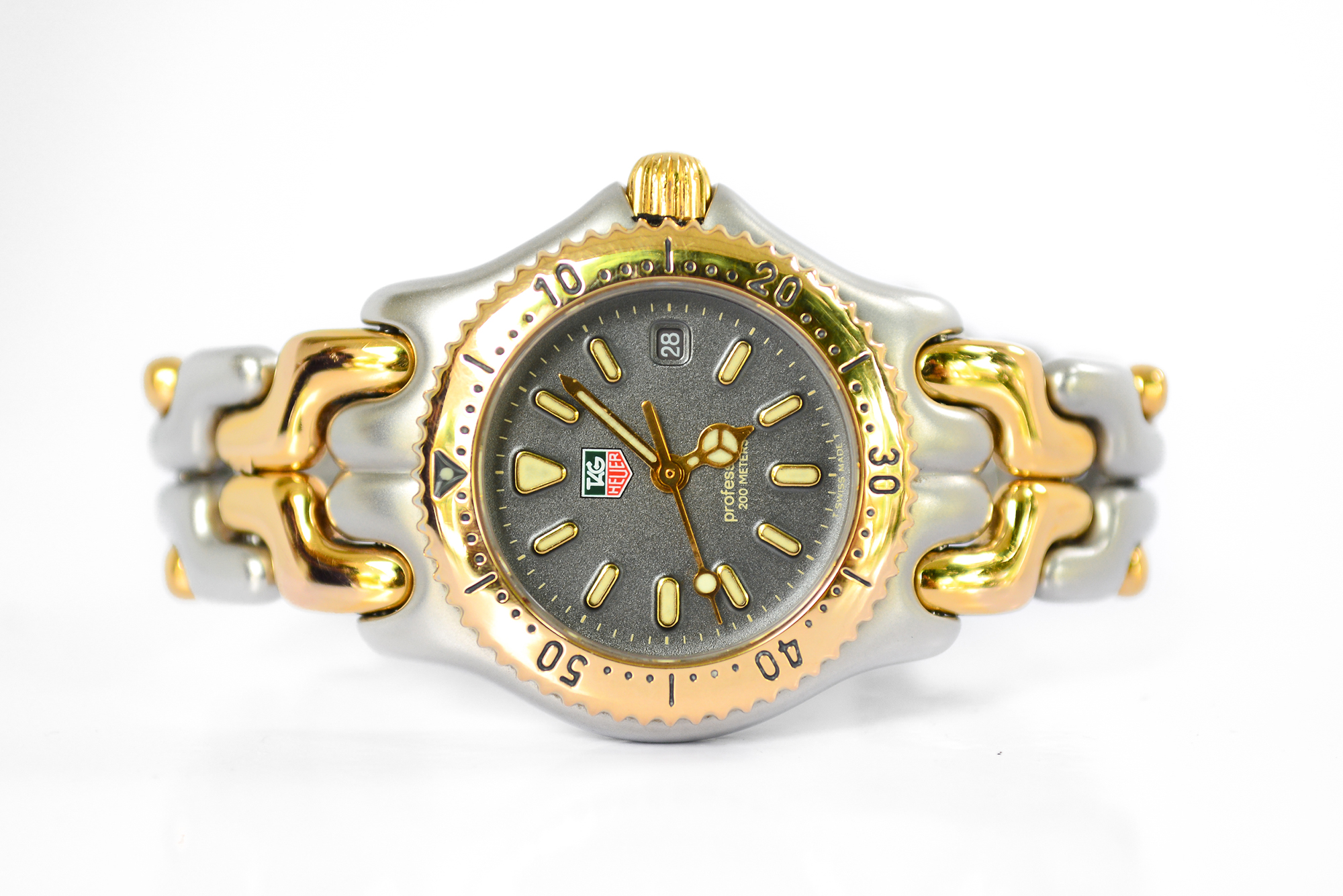 Tag Heuer Lady size ก้างปลา 2 กษัตริย์ หน้าเทา (Sold)