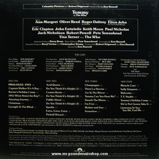 Various Artists - Tommy (Original Soundtrack Recording)