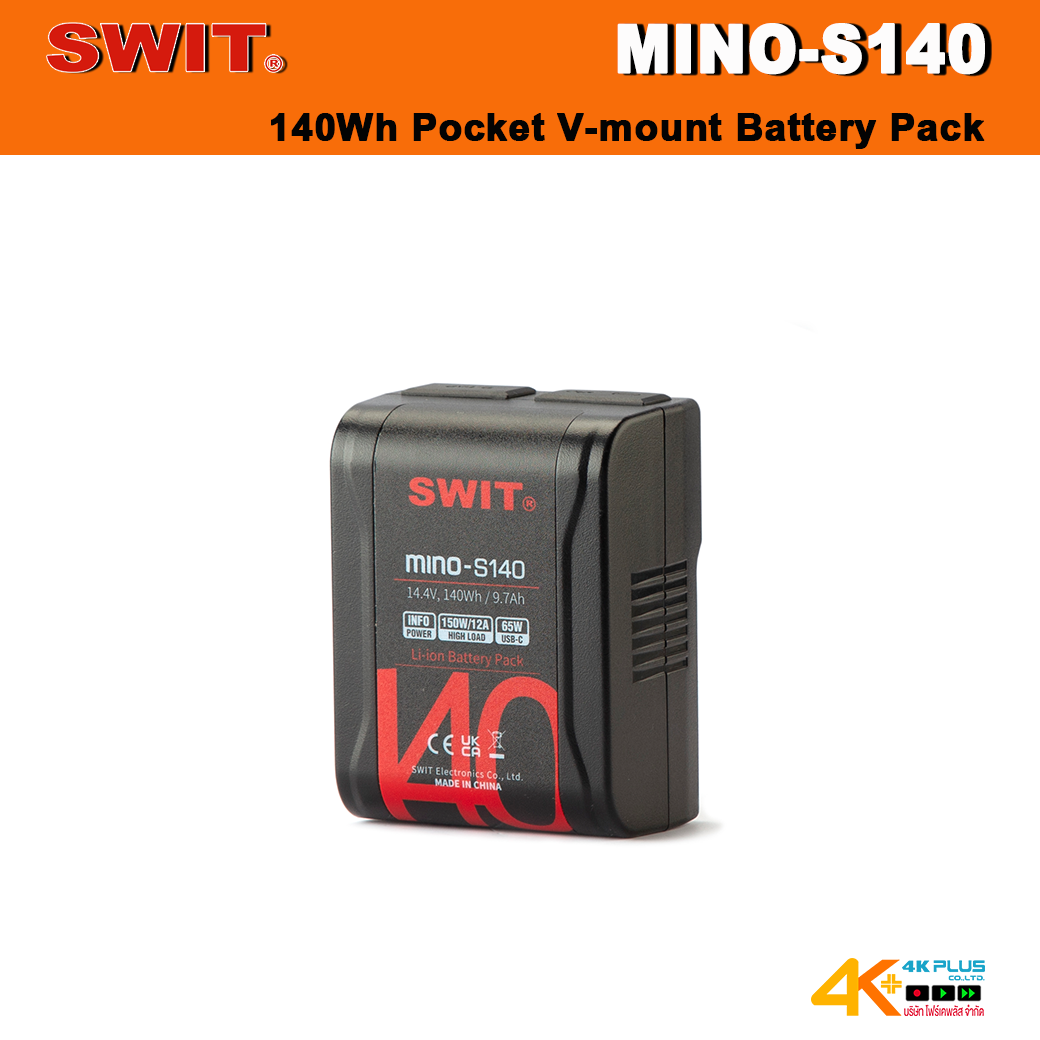 SWIT MINO-S140 140Wh Pocket V-mount Battery Pack