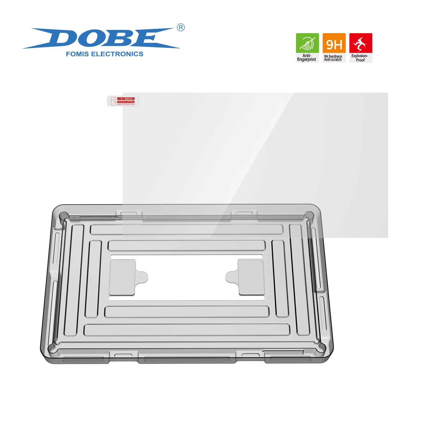 DOBE ฟิล์มกระจกพร้อมกรอบติดตั้ง for Nintendo Switch 2 (2025) (Pack 2) TNS-3166