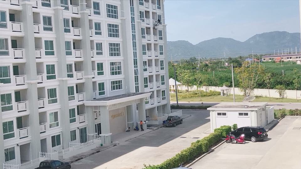 ให้เช่าคอนโด ดิ เอ็นเนอร์จี้ หัวหิน (The Energy Hua Hin) 1 ห้องนอน 1 ห้องน้ำ 1 นั่งเล่น ขนาด 33 ตรม ห่างจากหาด 500