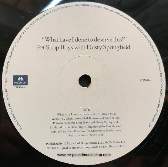 Pet Shop Boys With Dusty Springfield - What Have I Done To Deserve This?