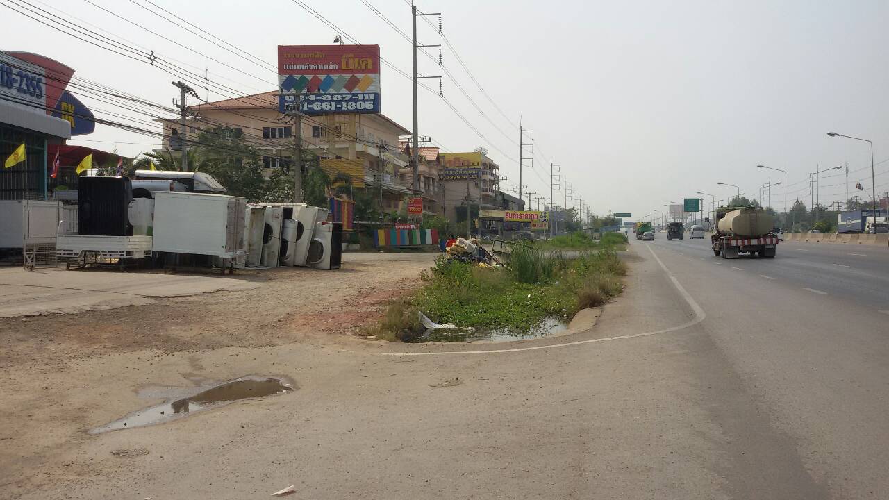 ขายที่ดินเปล่าปากทางเข้า มหาชัย พื้นที่ 80 ไร่ ขายไร่ละ 4.0 ล้าน ติดถนนพระราม ๒