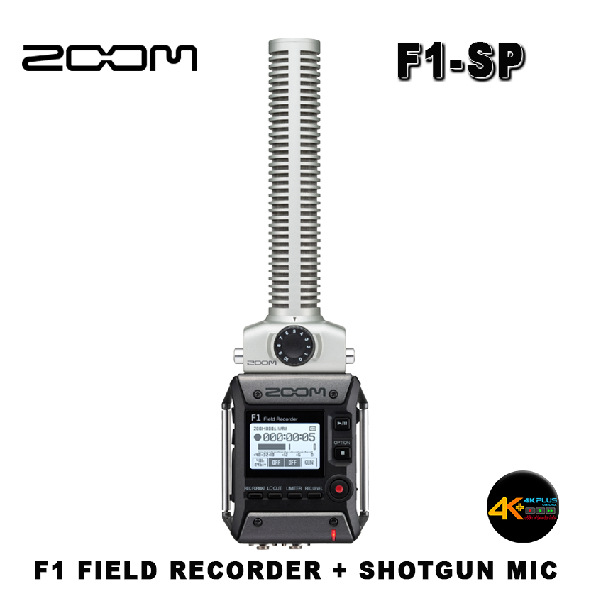 ZOOM F1-SP Field Recorder + SHOTGUN MIC