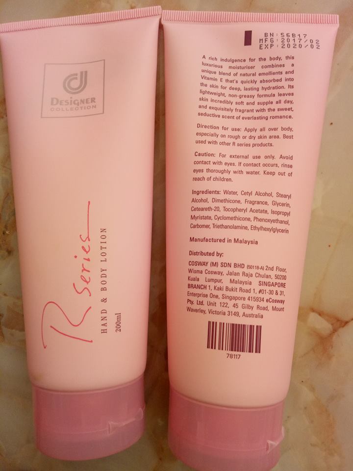 Haand & Body Lotion Rseries 200 ml. โลชั่นน้ำหอม รีซีรี่ส์