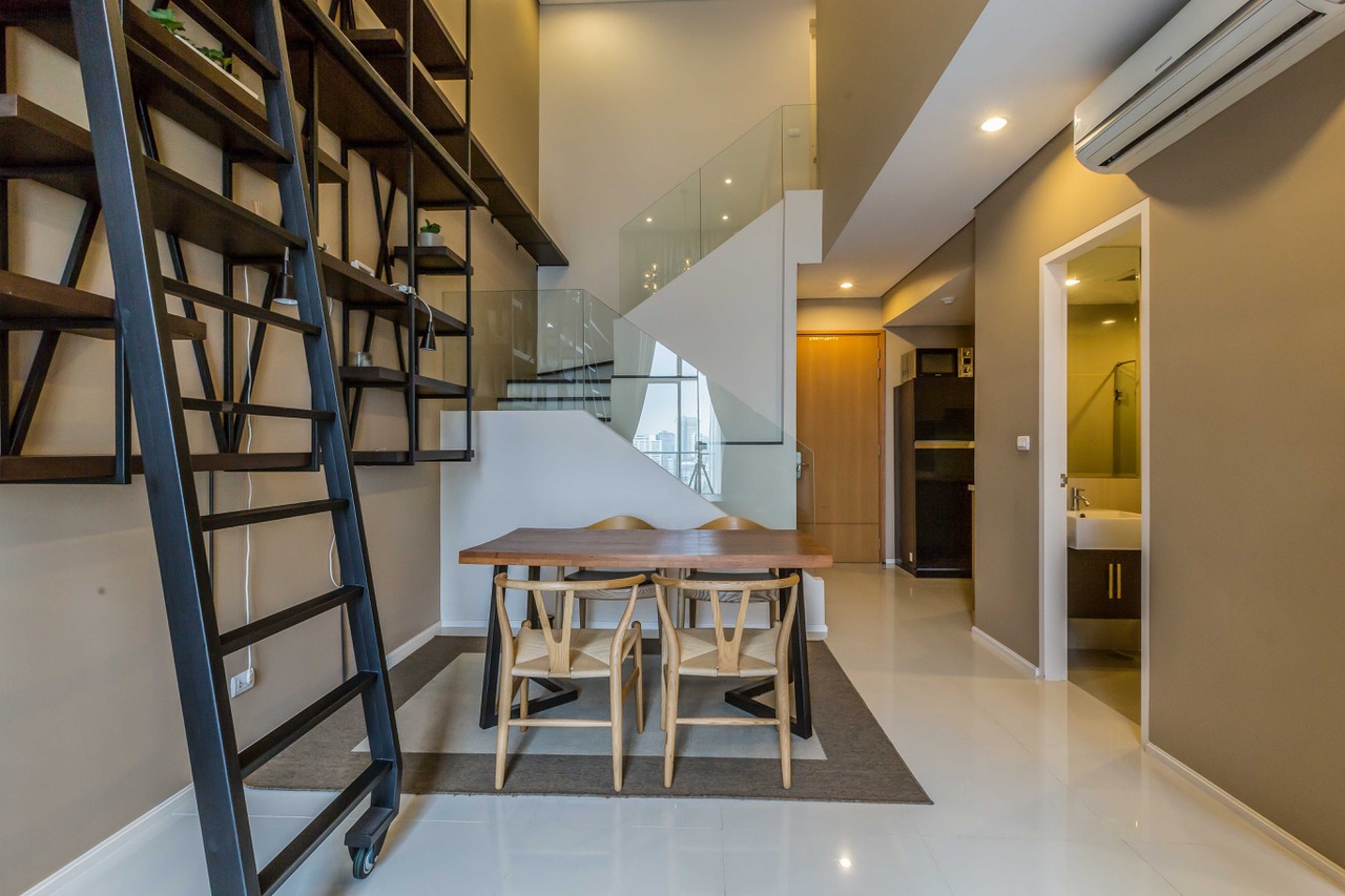 ให้เช่าคอนโด Villa Asoke (วิลล่า อโศก) 2 ห้องนอน 2 น้ำ ห้องDuplex ชั้น 21-22 ขนาด 92 ตรม