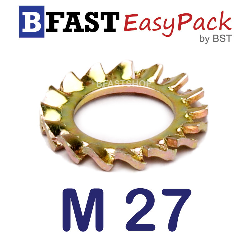 แหวนจักรถึ่นอก M27 ( 1 ตัว/ถุง)