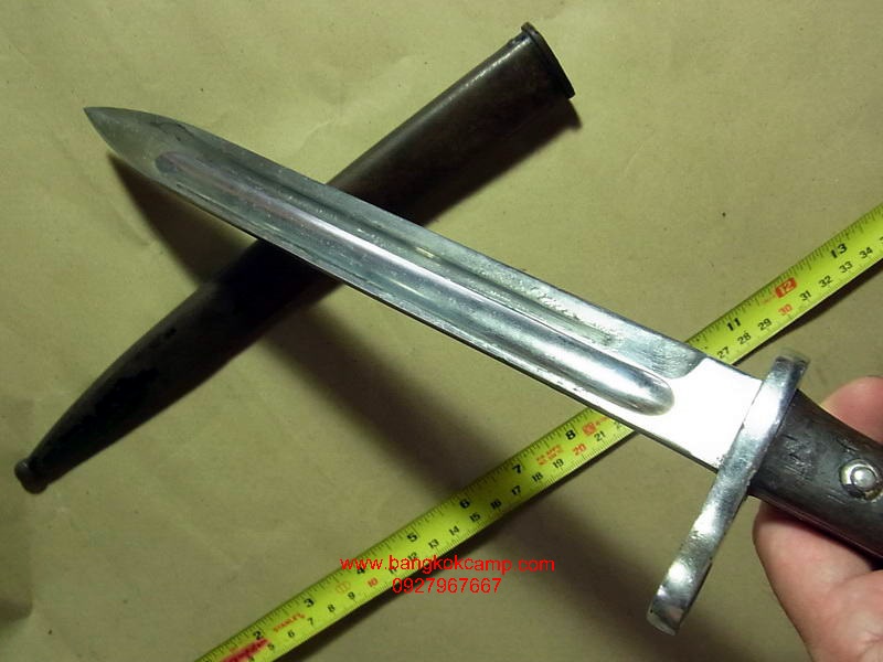 มีดทหารเยอรมัน Chile Mauser Bayonet M1889 made by Weyersberg Kirschbaum u.CO Solingen Made in GERMANY