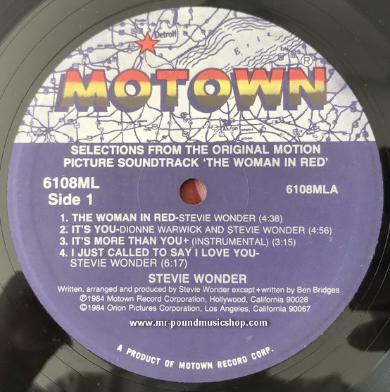 Stevie Wonder - The Woman in Red (Selection From The Original Motion Picture Soundtrack)