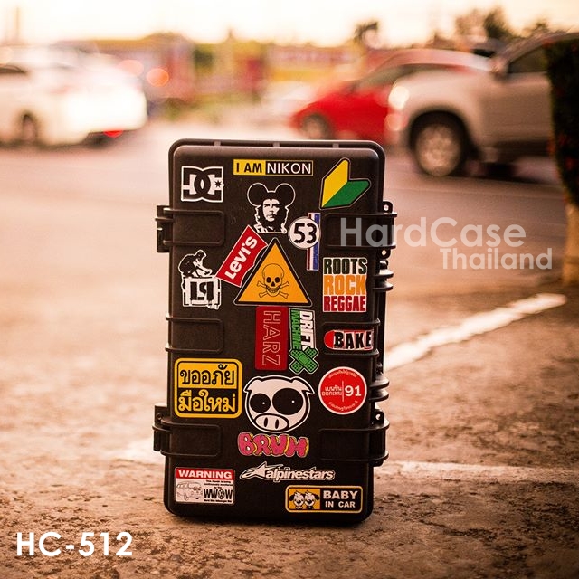 กระเป๋ากล้อง Hardcase ล้อลาก HARZ รุ่น HC-512 สีดำ ไส้โฟมลูกเต๋า