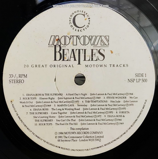 Various Artists - Motown Sings The Beatles