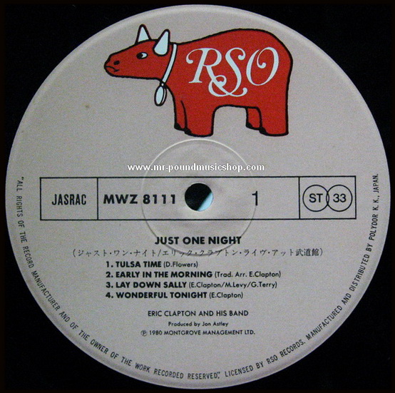 Eric Clapton And His Band - Just One Night