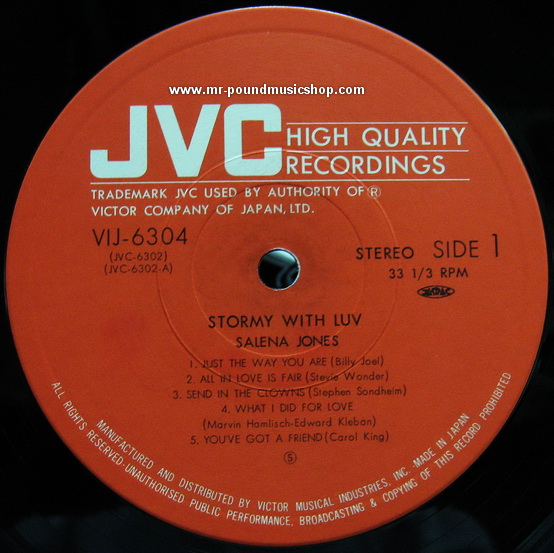 Salena Jones - Stormy With Luv.