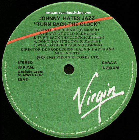 Johnny Hates Jazz -Turn Back The Clock