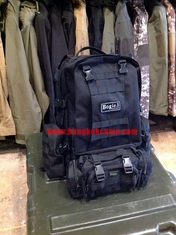 กระเป๋าเป้ แม่-ลูก จุได้50ลิตร (50L) ซื้อ1ได้ถึง4, แยกออกได้4ใบ (ใบหลัก1, ด้านข้าง2, กระเป๋าเล็กสะพายได้1ใบ) (สีดำ)