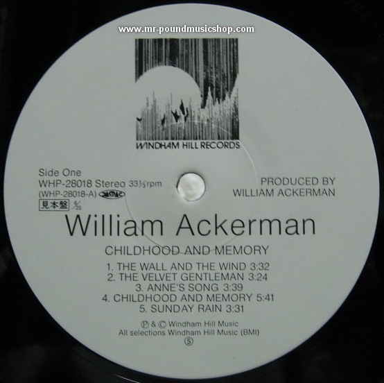 William Ackerman - Childhood and Memory