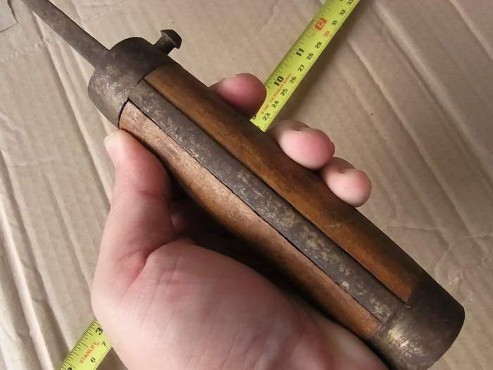 มีดเหน็บ เก่า สภาพสมบูรณ์ ยุคสงครามโลก... ใบยาว12นิ้ว หนา7.5มม.