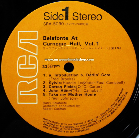 Harry Belafonte - Belafonte At Carnegie Hall The Complete Concert Vol.1