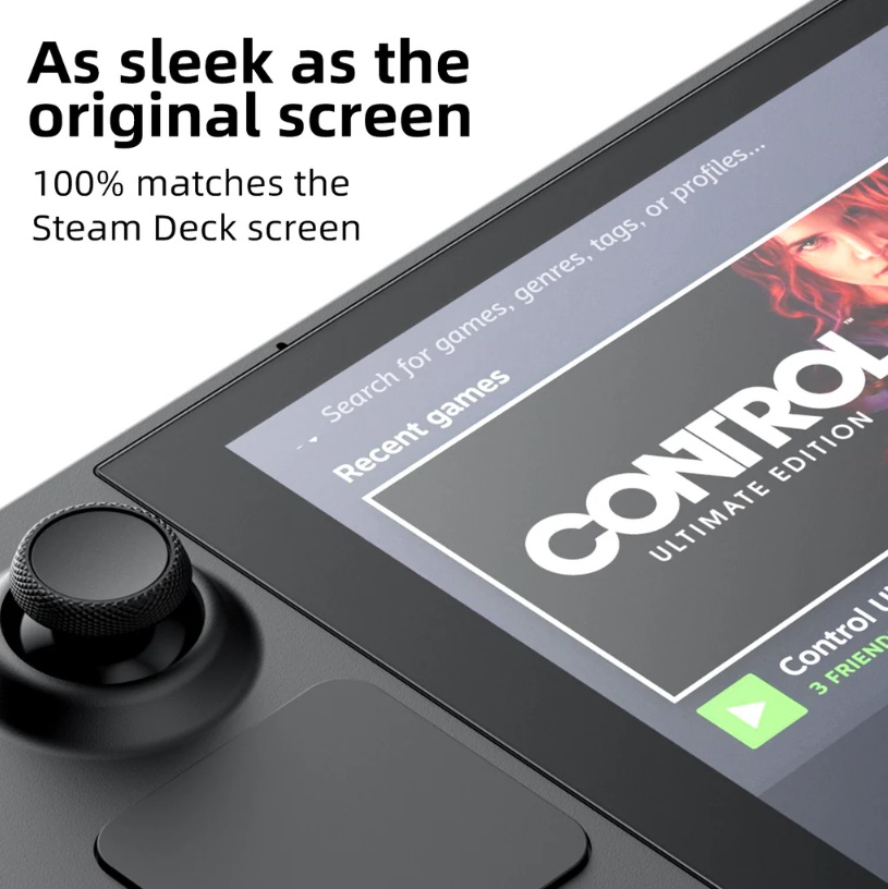 Skull & Co. Tempered Glass for Steam Deck & OLED (2 Pack)