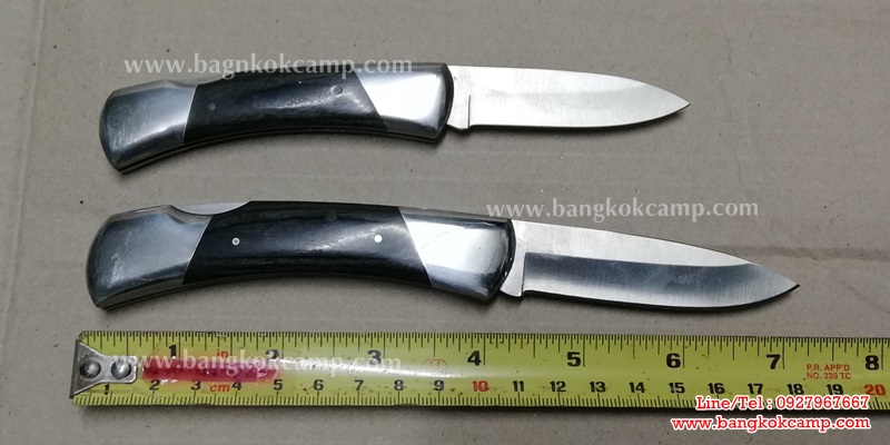 มีดพับญี่ปุ่น CAPTAIN STAG 440A STAINLESS JAPAN ด้ามไม้ ใหม่เก่าเก็บ (เล็ก)