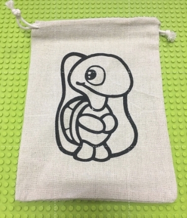 ถุงผ้าระบายสี เต่า 23 - Eco Bag turtle 23