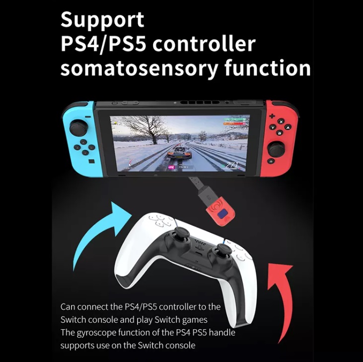 Aolion อแด็ปเตอร์แปลงจอย for Switch PC