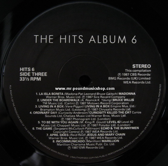 Various Artists - The Hits Album 6
