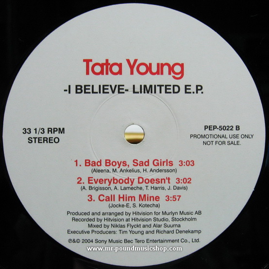 Tata Young - I Believe - Limited E.P.