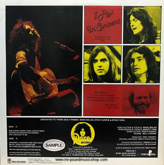 T. Rex - In Concert