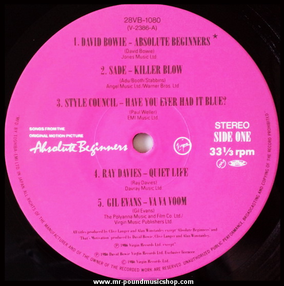 Various Artists - Absolute Beginners - The Musical (Songs From The Original Motion Picture)