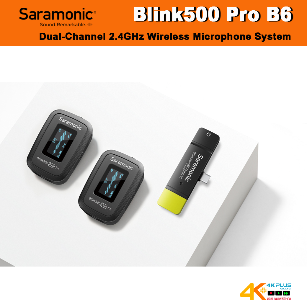 Saramonic Blink500 Pro B6 Dual-Channel 2.4GHz Wireless