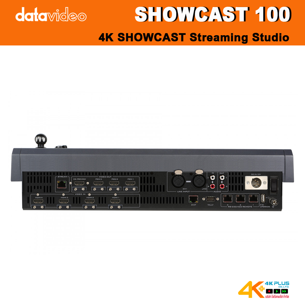 DataVideo SHOWCAST 100 4K SHOWCAST Streaming Studio - 4K PLUS CO.,LTD ...